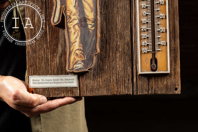 Vintage Marlboro Plastic Advertising Thermometer