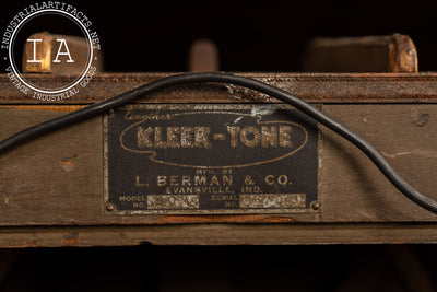 Vintage Kleer-Tone Lighted Speaker Cabinet with Jensen Driver