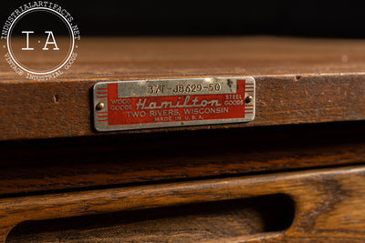 Antique Four-Stack Flat File Cabinet