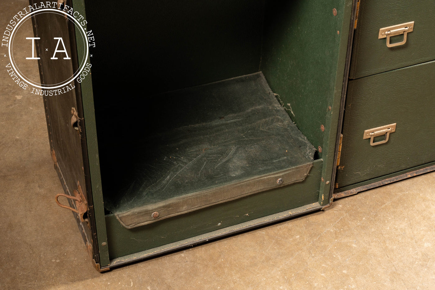 Early 20th Century Wardrobe Steamer Trunk