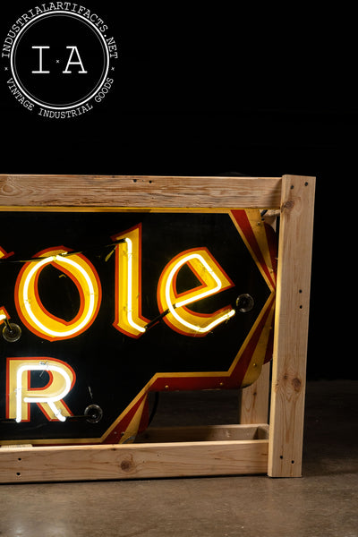 c. 1930s King Cole Beer Neon Sign