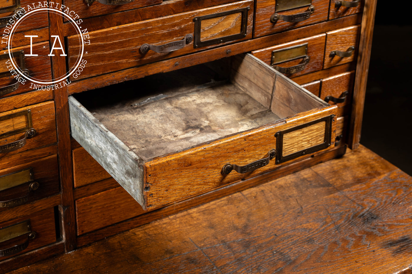 Massive Early 20th Century 266-Drawer Duluth Parts Cabinet