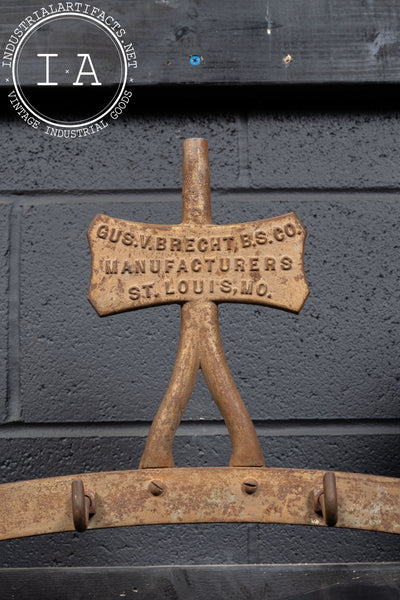 Late 19th Century Butchers Rack Crest by Brecht