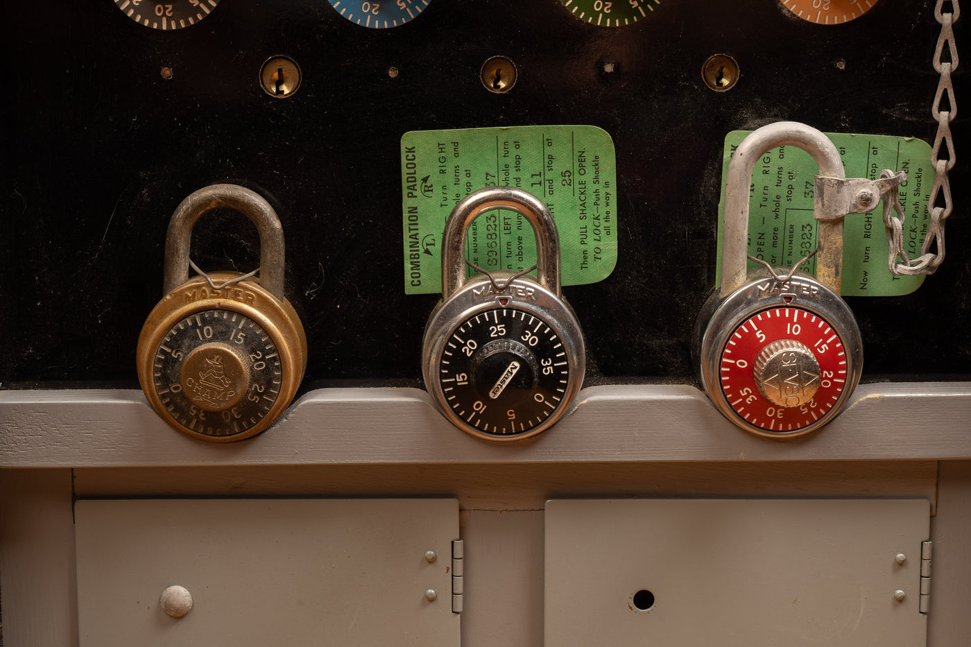 Vintage MasterLock Salesman Sample Case