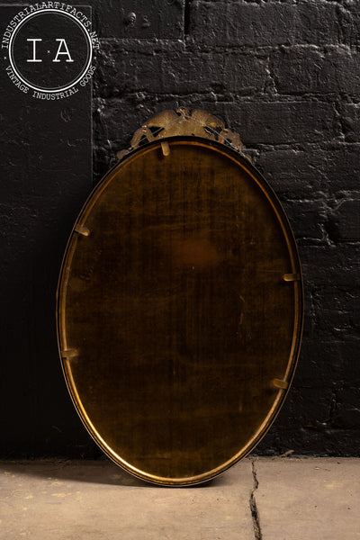 Antique World War One Convex Glass Solider Portrait