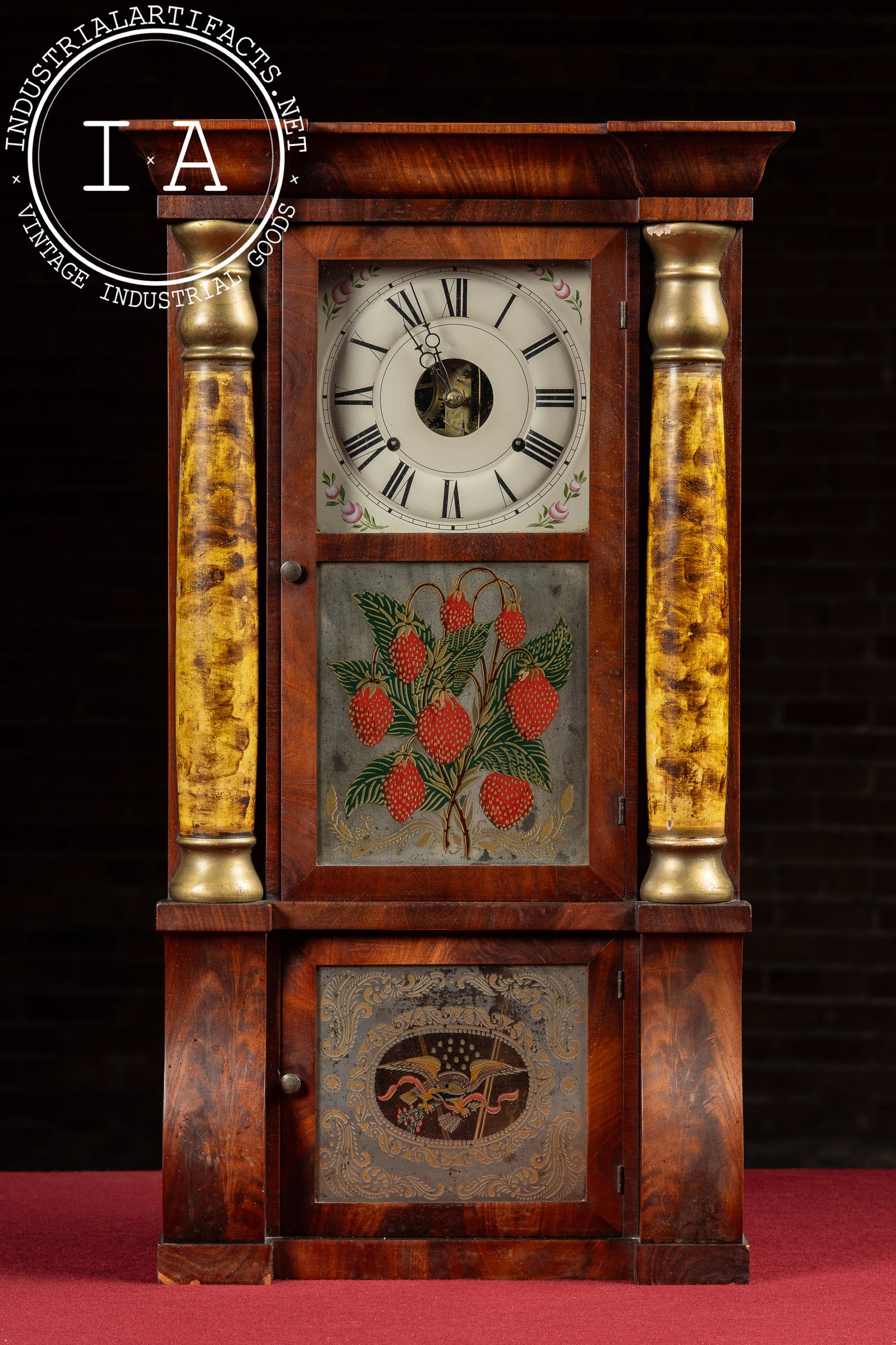 Mid-19th Century Seth Thomas Triple Decker Empire Clock