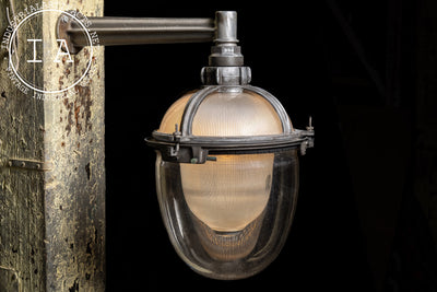 Vintage Holophane Industrial Exterior Light