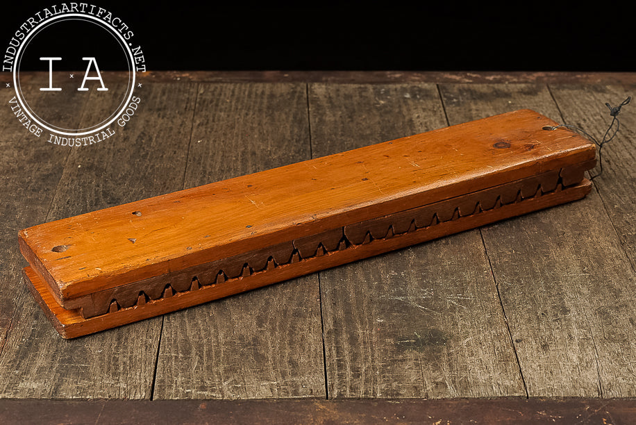 Antique Wooden Cigar Press Mold