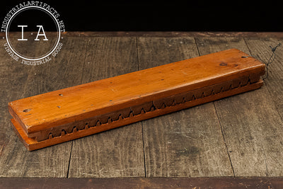 Antique Wooden Cigar Press Mold
