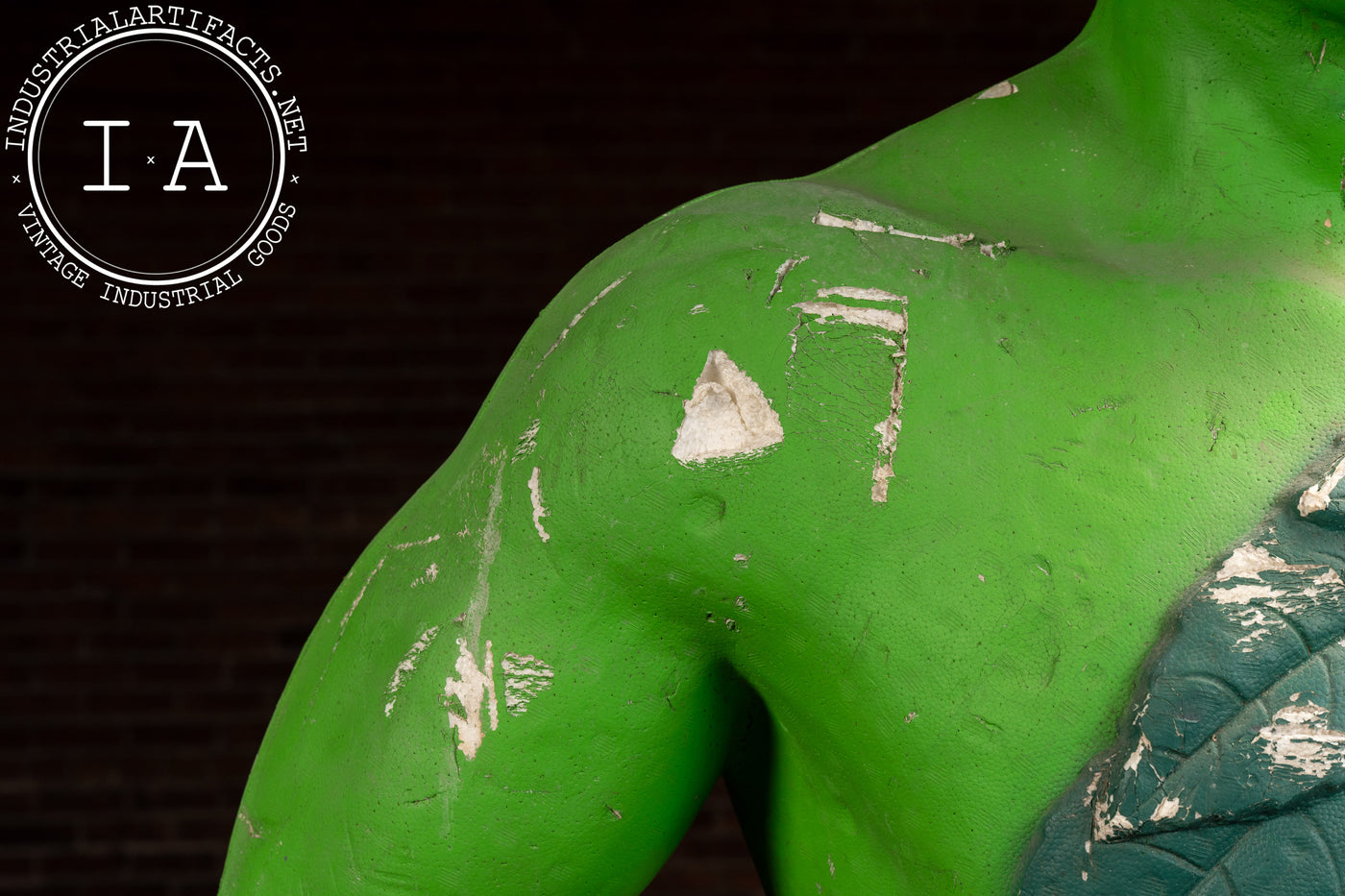 Vintage Jolly Green Giant Foam Advertising Statue