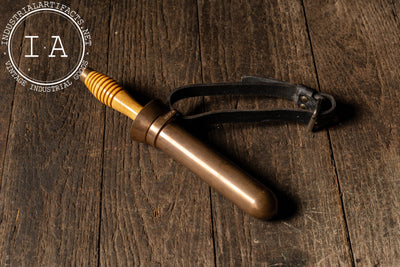 WWII-Era Serrated U.S. Navy Diver’s Knife with Defensive Sheath by DESCO