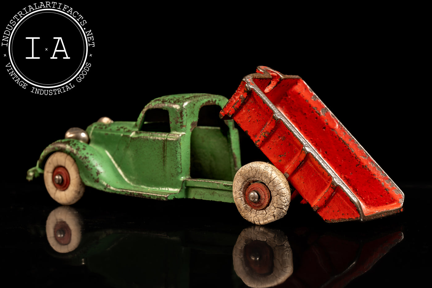 Vintage Hubley Dump Truck With Nickel Plated Grill