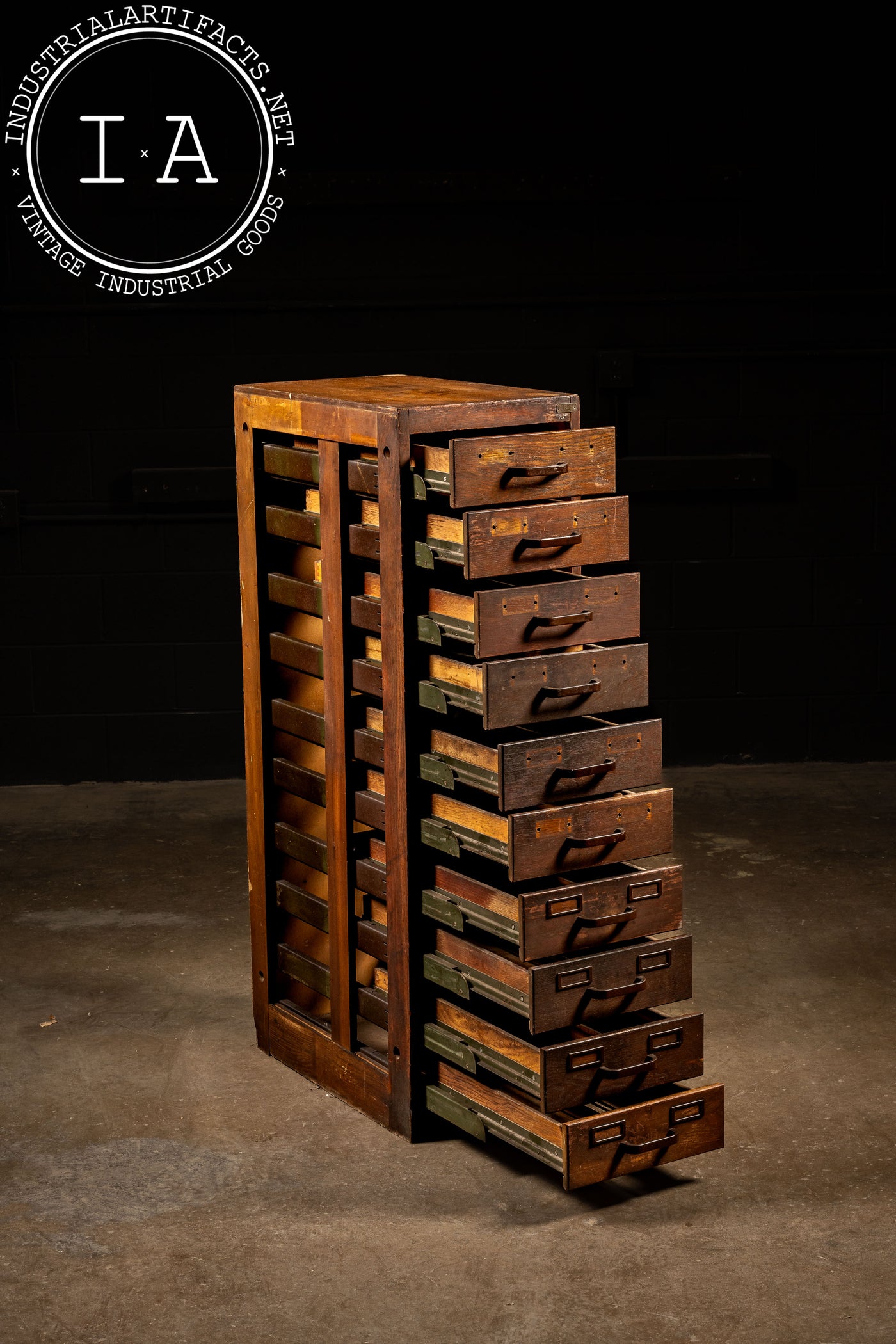 Antique IRS Double Card Catalog