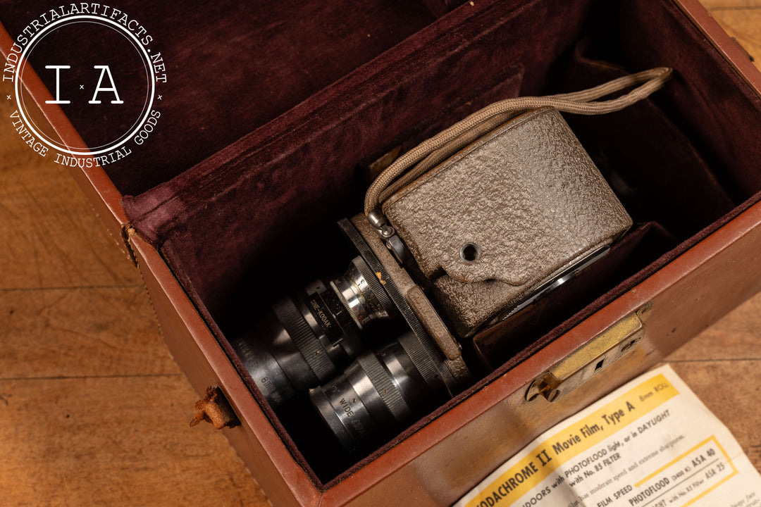 Revere Eight Camera with Original Case – Industrial Artifacts