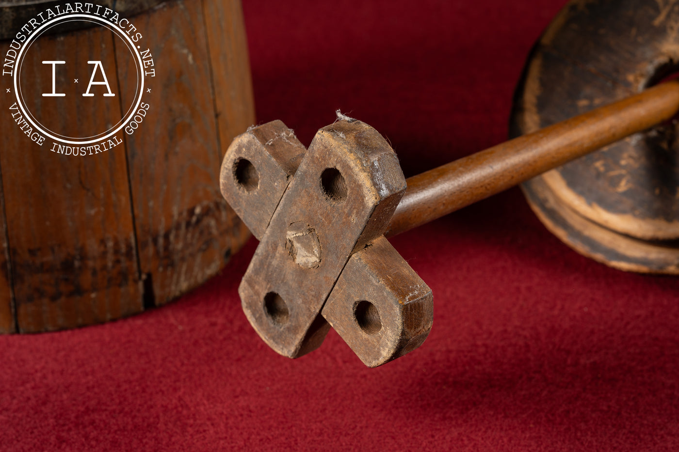 Early 20th Century No. 1 5-Gal. Butter Churn by Standard Churn