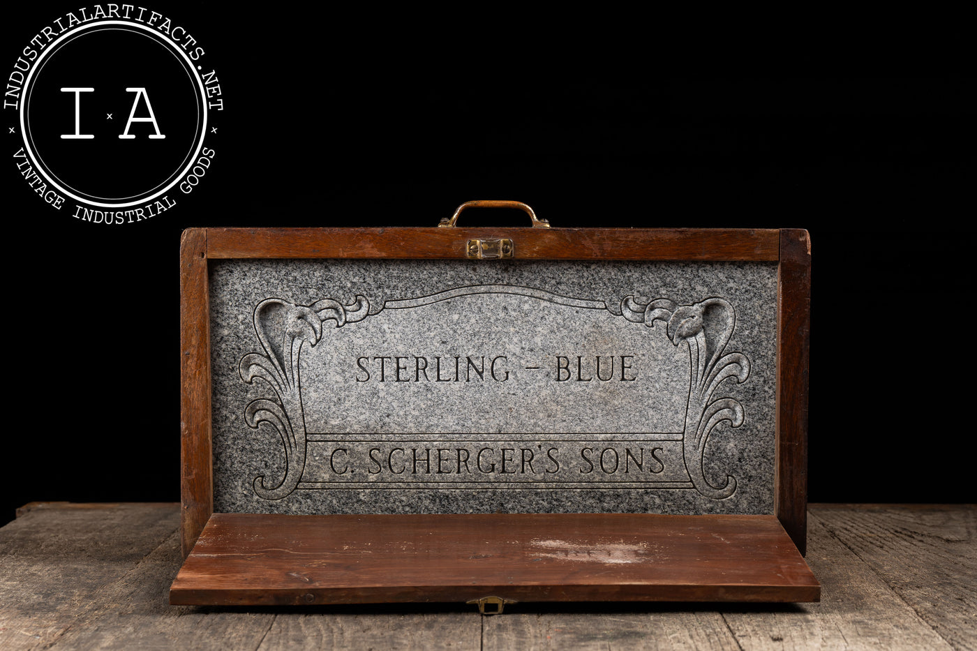 Vintage Salesman Sample Headstone in Case