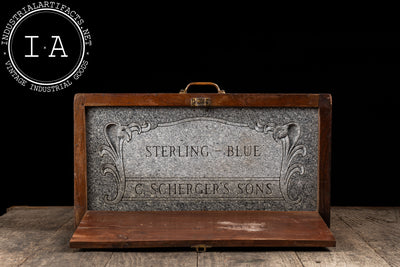Vintage Salesman Sample Headstone in Case
