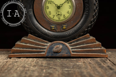 Vintage Goodyear Figural Advertising Clock by Ingraham