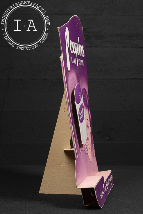 Pacquins Hand Cream Die-Cut Advertising Display