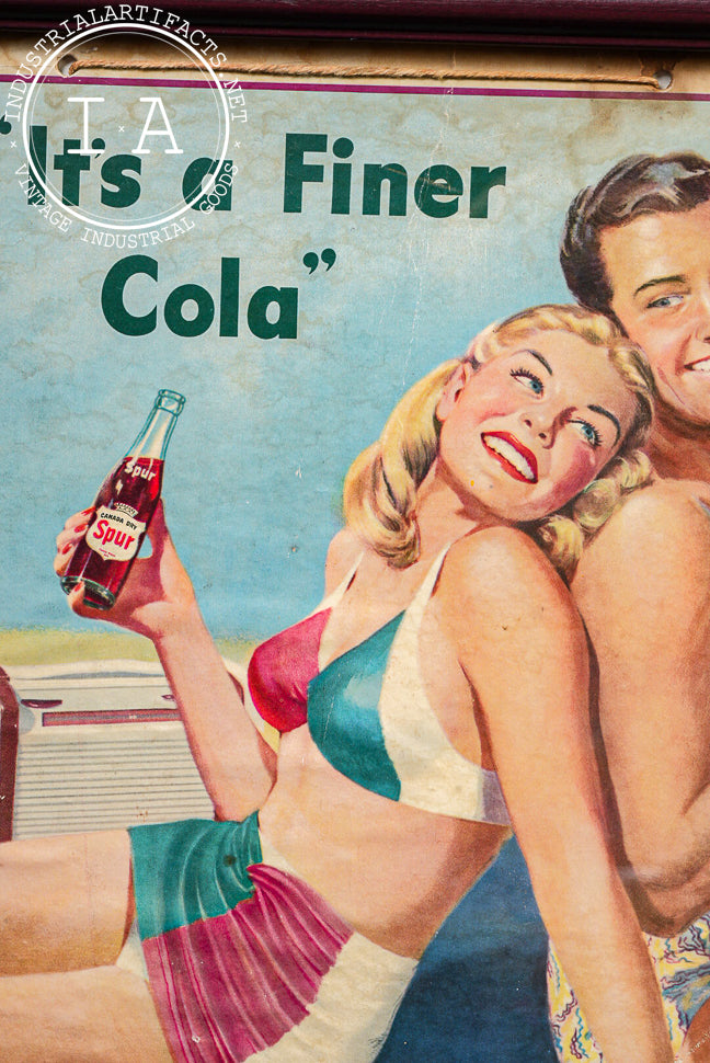 Framed 1965 Canada Dry Spur Cola Advertising Print