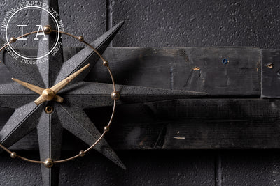 MCM Starlite #103 Starburst Wall Clock by Haddon