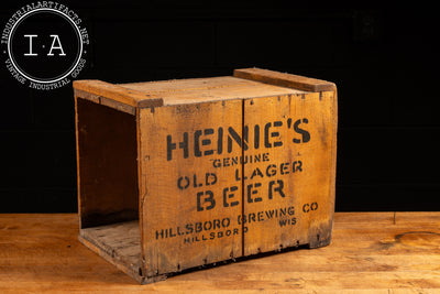 Vintage Heinie's Genuine Old Lager Beer Crate