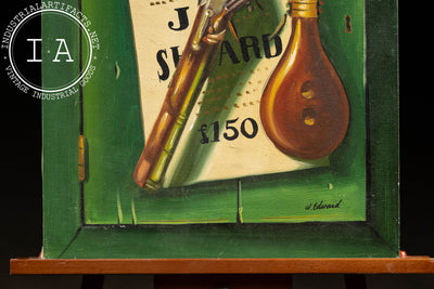Pistol and Bounty | W. Edward Original Painting, Signed