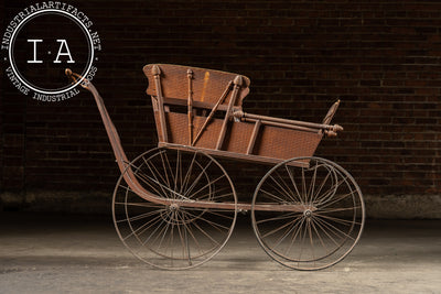 Late 19th Century Oak Baby Carriage by J. S. Ford Johnson
