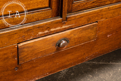 Antique Quartersawn Oak "Peerless" Brand Display Case by Jac. Lederer