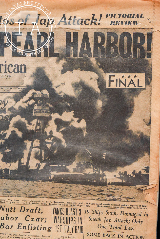 1942 Chicago Herald-American “Truth on Pearl Harbor!” Newspaper