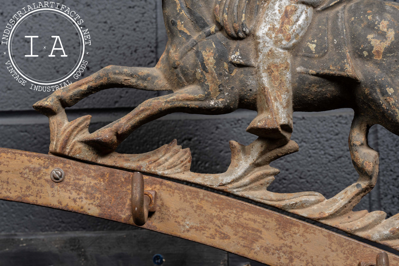 Late 19th Century Butchers Rack Crest by Brecht