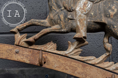 Late 19th Century Butchers Rack Crest by Brecht