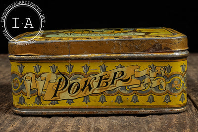 Early 20th Century “Poker Cut Plug” Rock City Tobacco Tin
