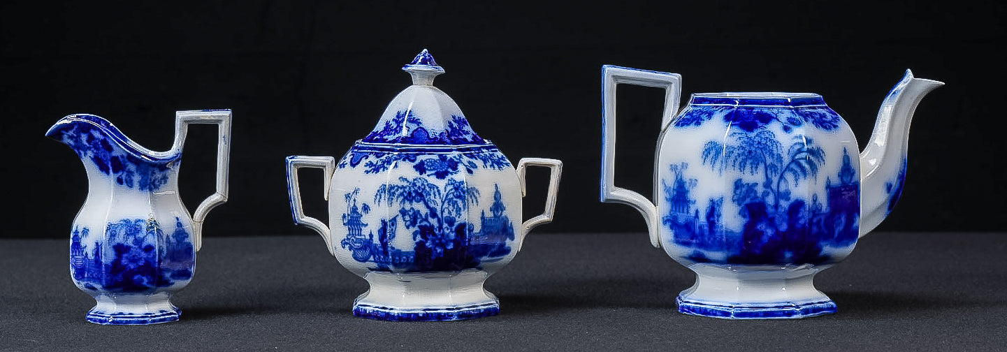 Victorian 3-Piece Flow Blue 