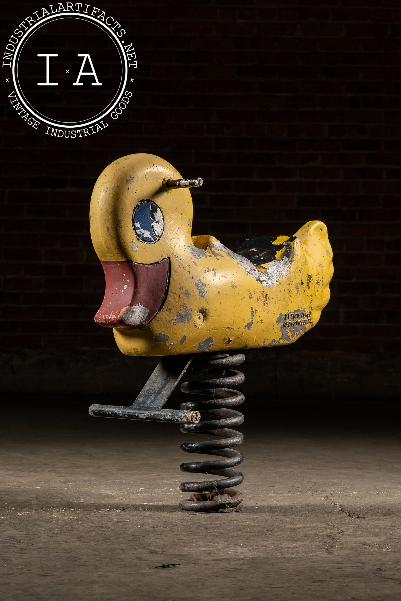 Vintage Duck Spring Rider Playground Toy by Mexico Forge – Industrial ...
