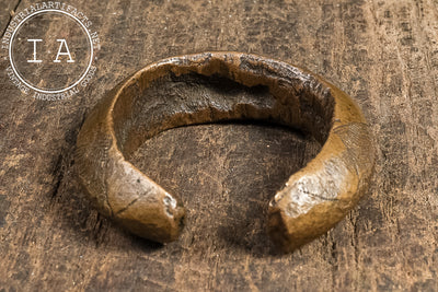 19th Century African Bronze Tribal Currency Bracelet
