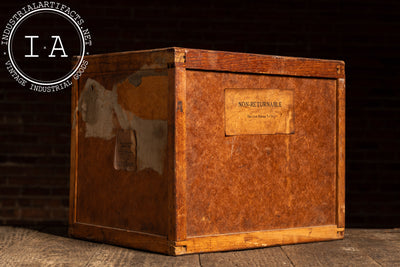 Vintage Bond & Lillard Whiskey Shipping Crate