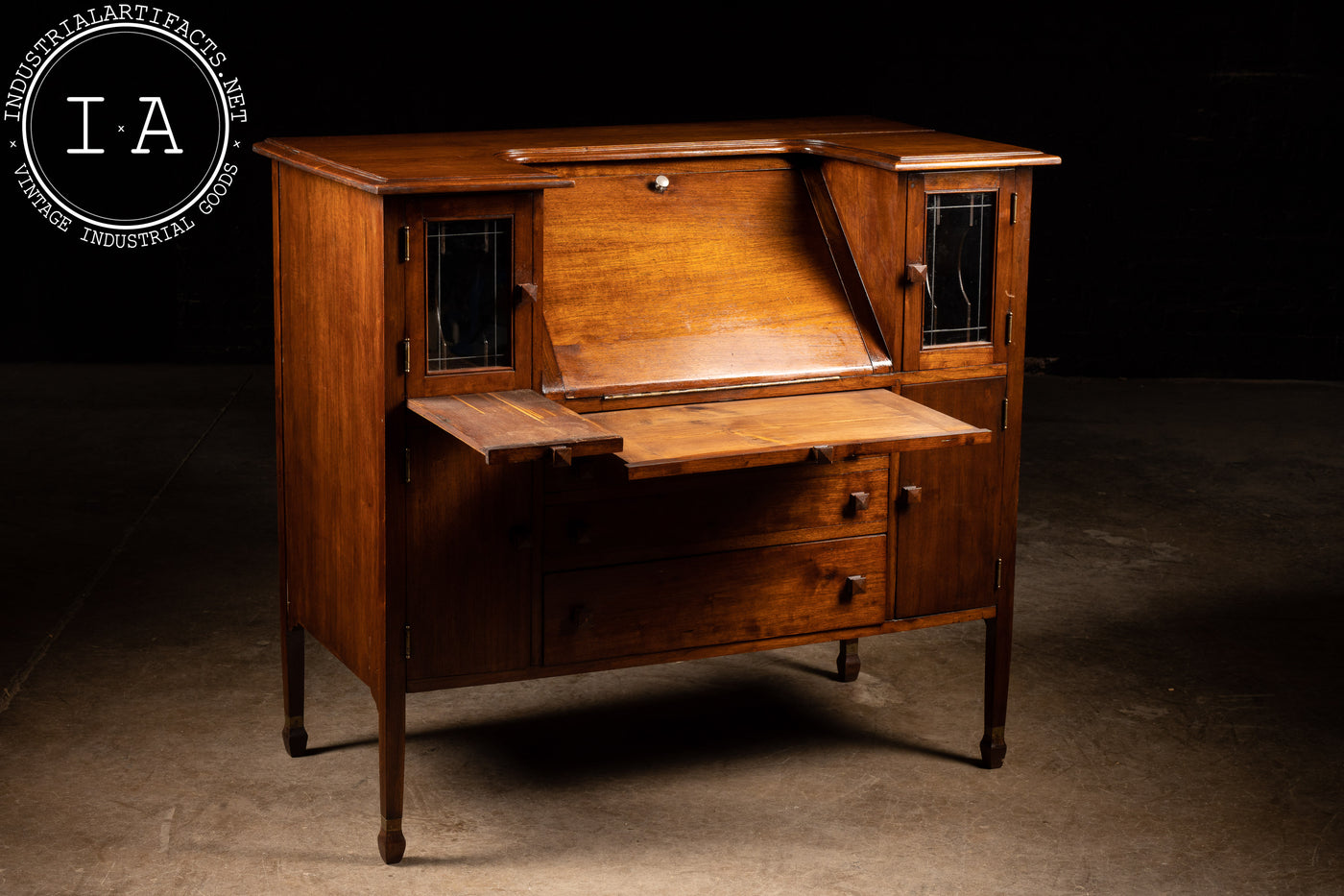 Early 20th Century Mission Secretary Desk