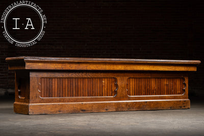Late 19th Century Large General Store Counter