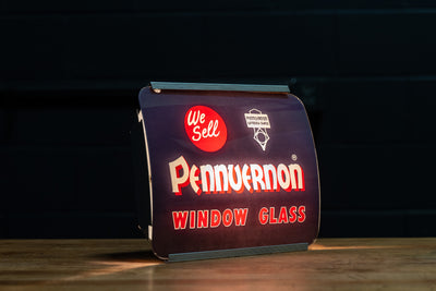 Vintage Pennvernon Lighted Advertising Sign