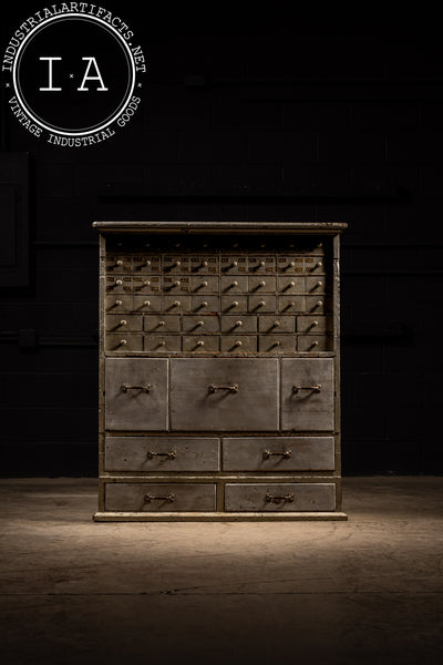 Metallic Industrial Hardware Cabinet