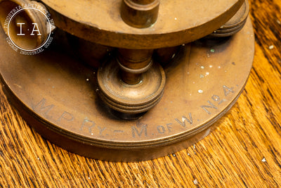 Antique Solid Brass Surveyor Transit