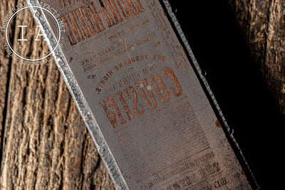 19th Century Ford’s Theatre Printing Block – "Our American Cousin"