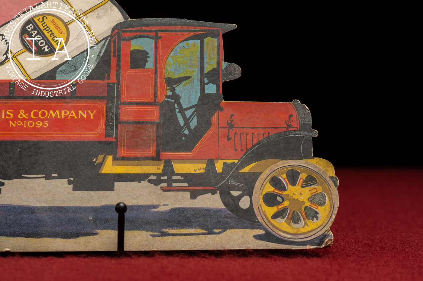 Antique Morris & Company Die-Cut Easter Advertising Display