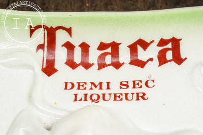 Tuaca Demi Sec Italian Liqueur Ceramic Ashtray
