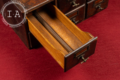 Early 20th Century 6-Drawer Oak Card Catalog