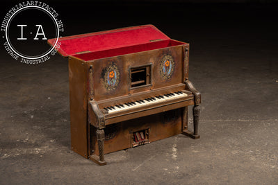 Vintage Figural Brass Piano Sound and Light Stage Prop