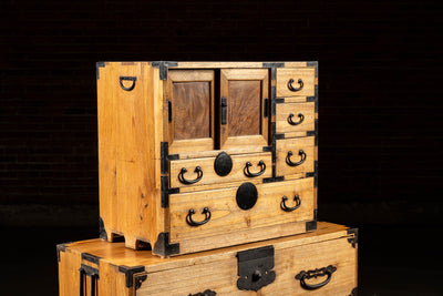 Late 19th Century Japanese Kaidan Tansu Step Chest