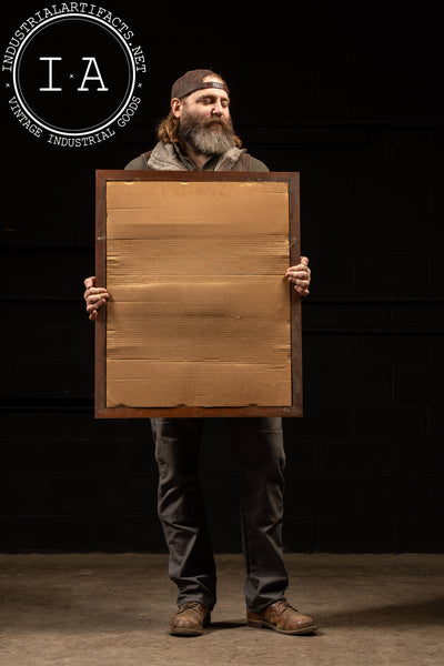 Antique John Hollenstein Carriage Factory Broadside, Framed