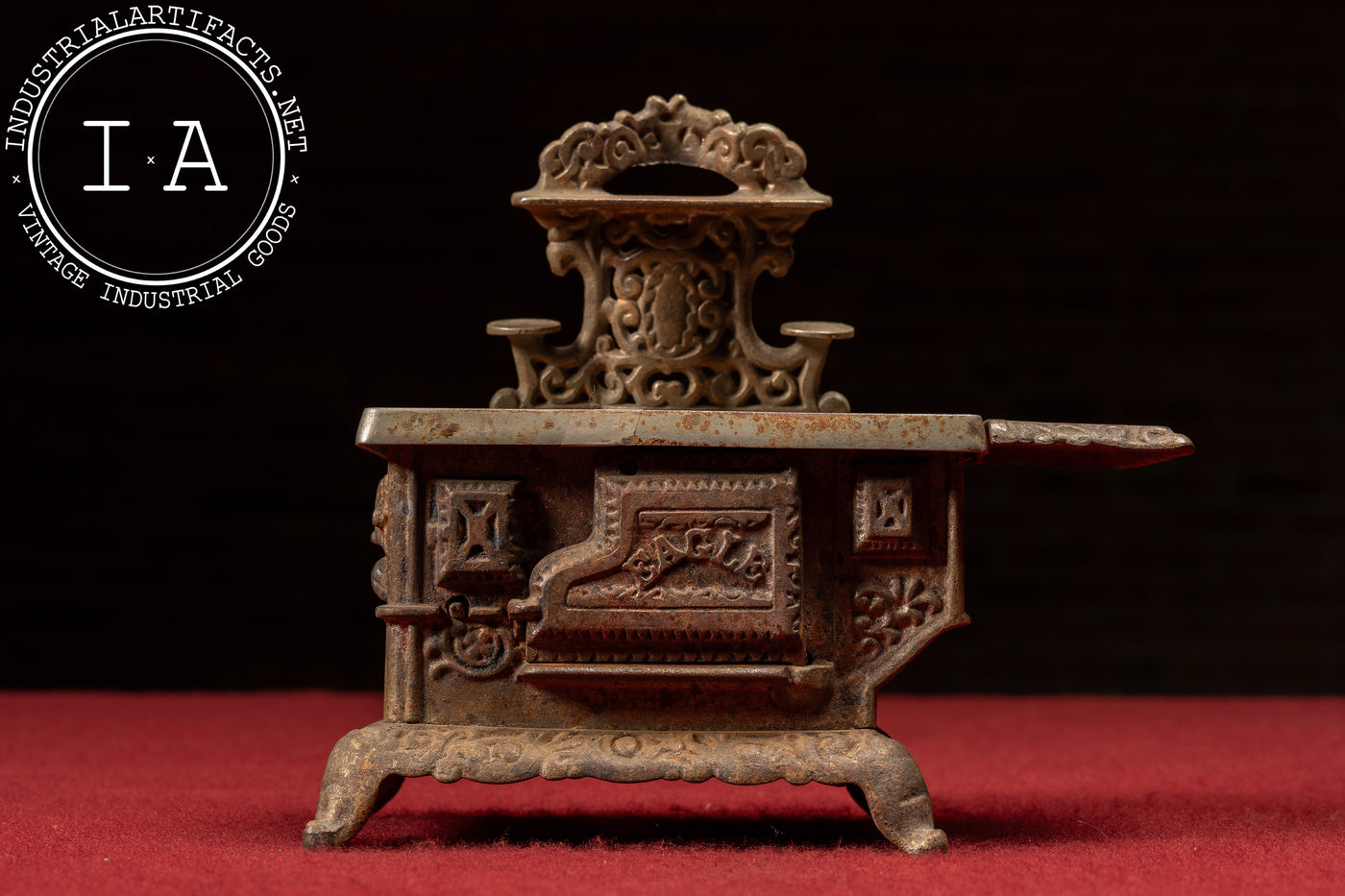 Early 20th Century “Eagle” Cast Iron Toy Stove